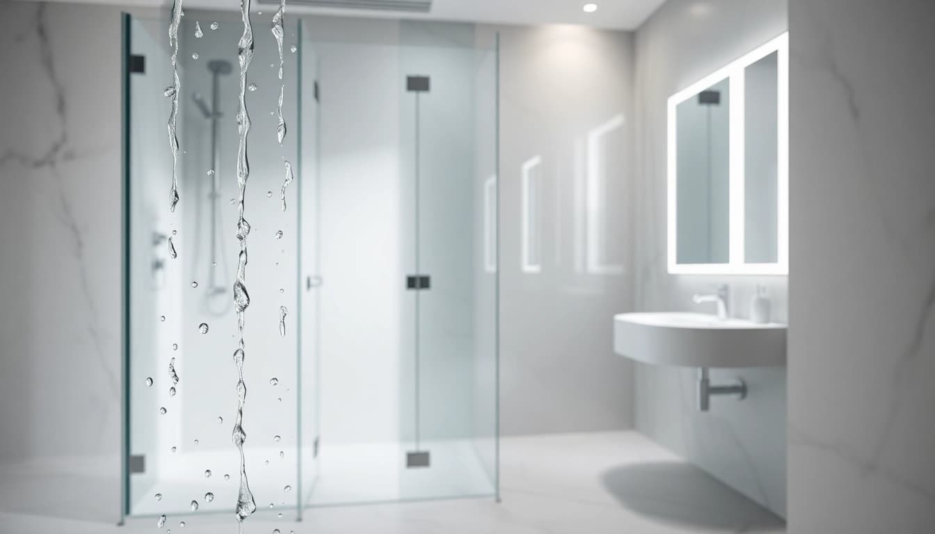 Experience elegant showers in a contemporary bathroom setting with sleek designs and soothing colors.
